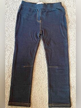 deux par deux Girls Jeggings Dark Blue